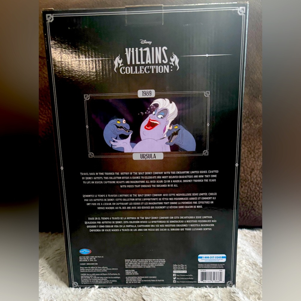 Disney Villains Collection Ursula Stuffed Animal - Picture 2 of 2